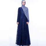 Arab Women's Lace Muslim Women's Dress Summer
