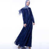 Arab Women's Lace Muslim Women's Dress Summer