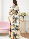 Women's Fashion Gown Splicing Two-piece Dress