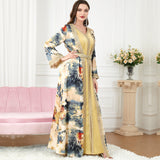 Women's Fashion Gown Splicing Two-piece Dress