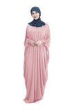 Arab Muslim Casual Clothing Multi-color Bat Sleeve Robe