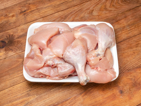Hand Slaughtered Halal Whole Chicken Cut and Clean in Pieces 100% Natural