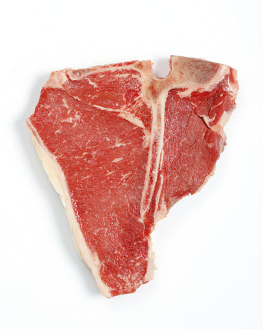Hand Slaughtered Halal Beef Steak T-Bone 1/lbs. Veg Fed