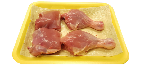 Hand Slaughtered Halal Chicken Leg Quarter 100% Natural- 40/lbs. box