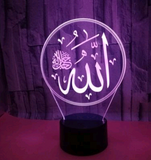 Creative new Islamic 3D table lamp 3D visual light new strange 3D night light