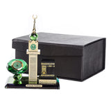 Shiying Watch Four-Sided Clock Kaaba Three-Piece Set Islamic Car Supplies Muslim Gifts Desktop Ornaments Wholesale