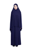 Muslim ladies hijab skirt suit prayer dress