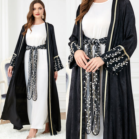 Women's Suit Two-piece Middle Eastern Long-sleeved Dress For Women