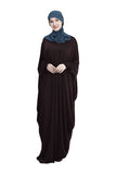 Arab Muslim Casual Clothing Multi-color Bat Sleeve Robe