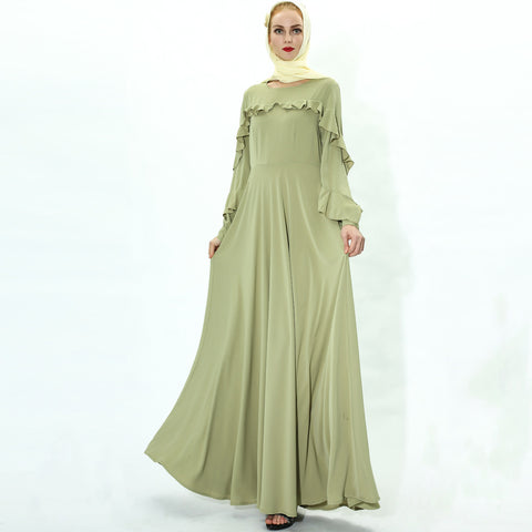 Fairy Long Skirt Muslim Women's Dress With Big Swing