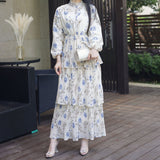 European And American Middle East Pure Meiqi Printed Dress