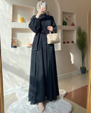 Muslim Solid Color Women's Clothing Dress